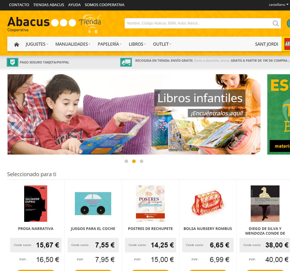 Tiendas hechas con Magento - Abacus