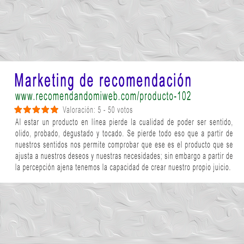 marketing de recomendacion