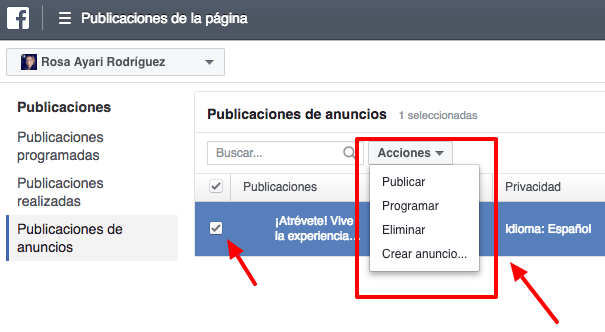 como crear un anuncio en facebook - anuncios efectivos en facebook