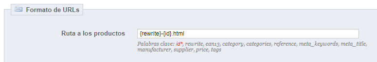 seo prestashop urls productos 2