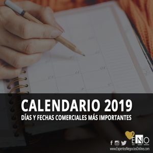 Calendario comercial 2019 | Calendario Marketing 2019