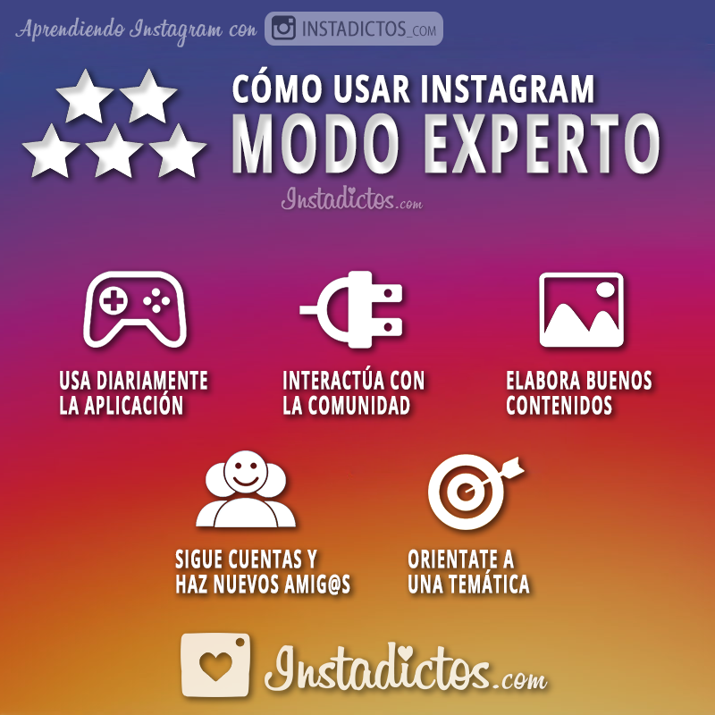 infografia cómo usar Instagram modo experto