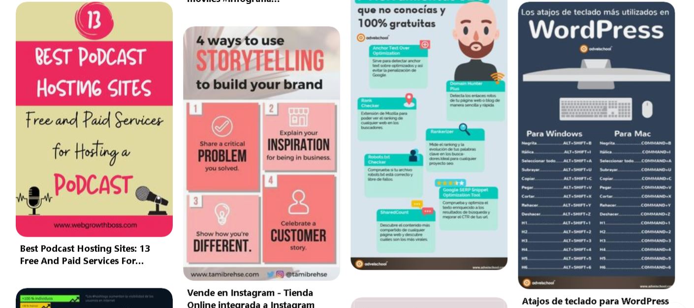 cómo usar Pinterest infografias