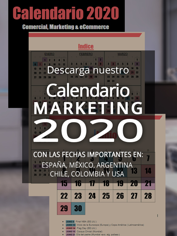 Anuncio Calendario comercial 2020