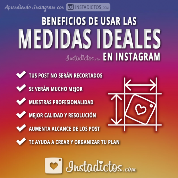 Tamaño publicacion Instagram. Medidas feed, historias..