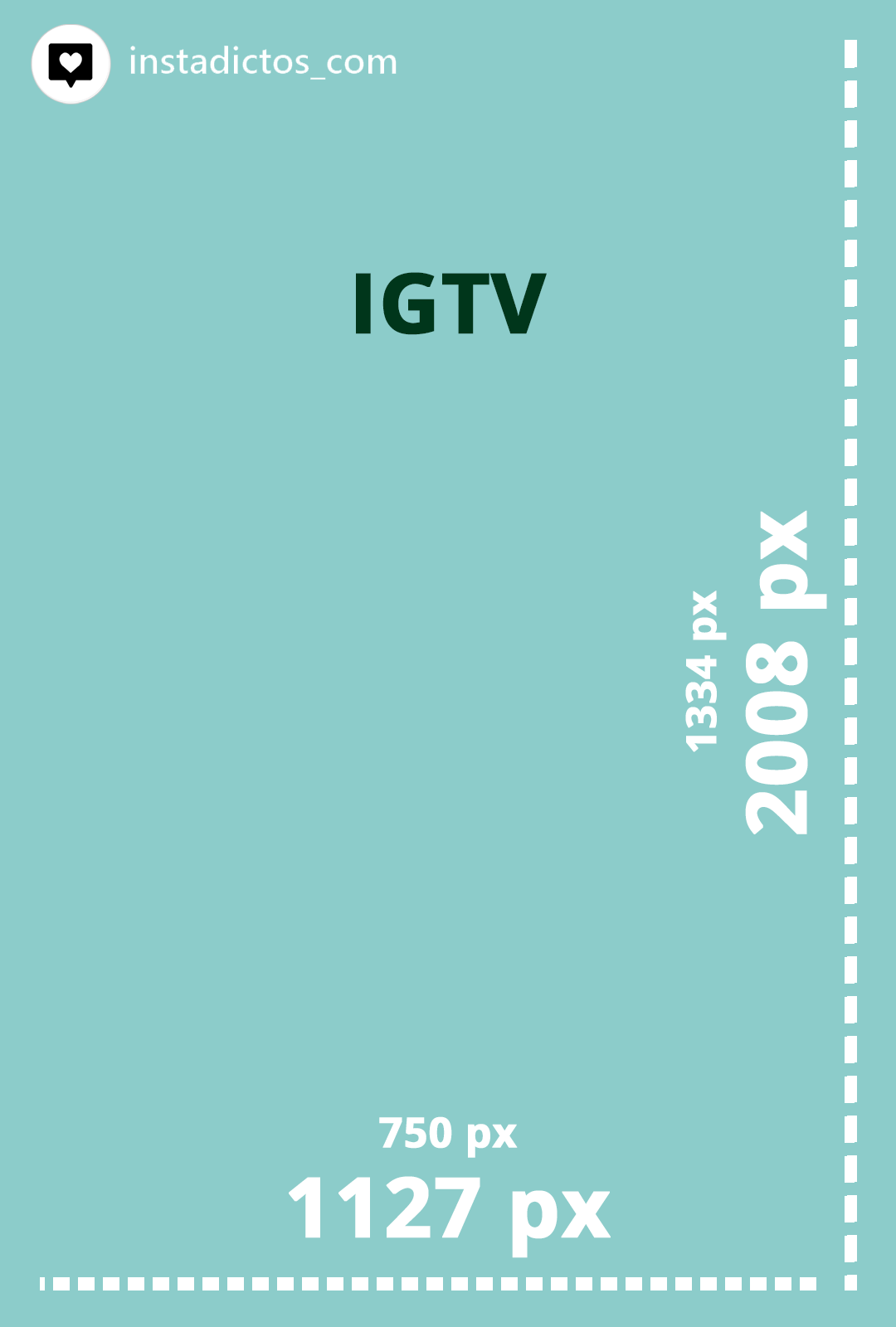 medidas y tamaño igtv