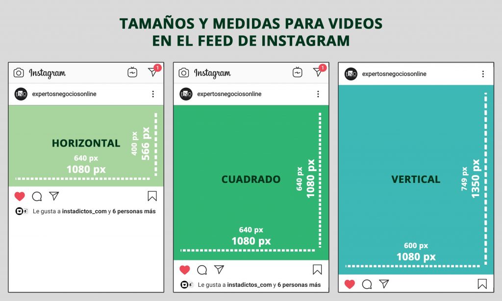 Tamaño publicacion Instagram. Medidas feed, historias..