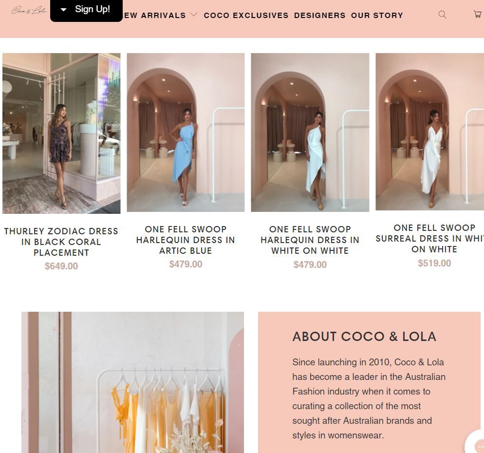 Tienda Shopify de cocoandlola