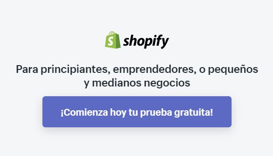 crear tienda shopify paso 1