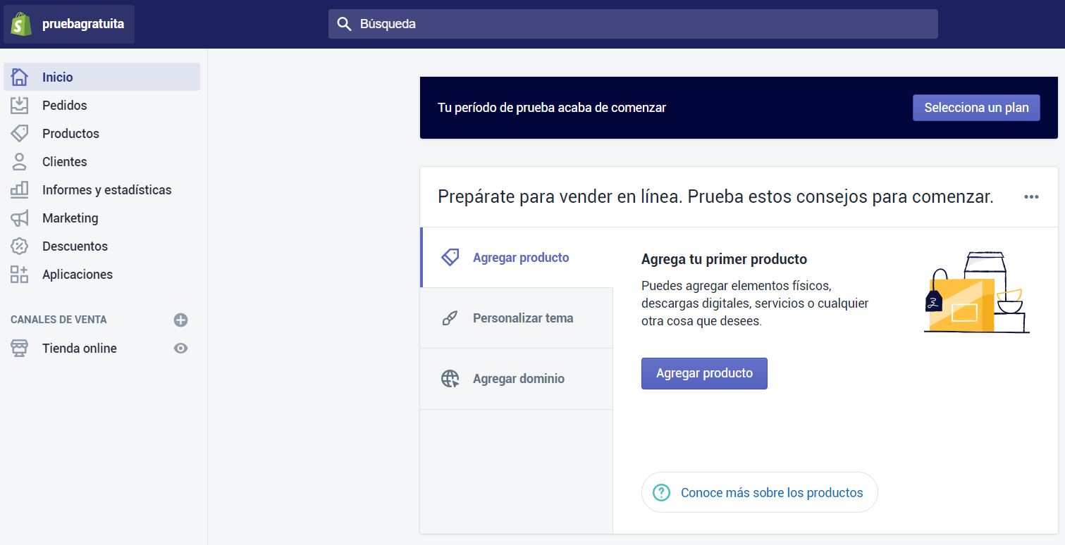 crear tienda shopify paso 6