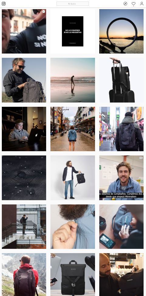 minimalism brand tienda en instagram