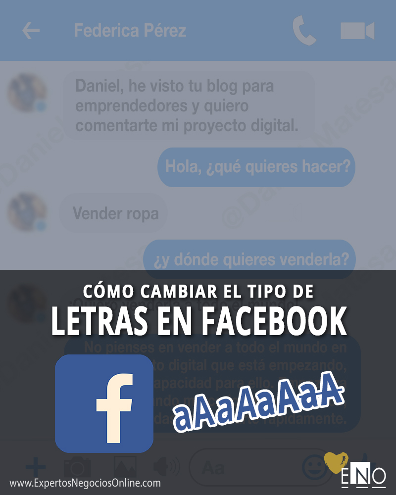 Tipos de Letras Facebook - Conversor de Tipografías y Fuentes