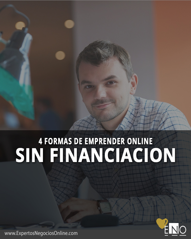 formas de emprender online sin financiación