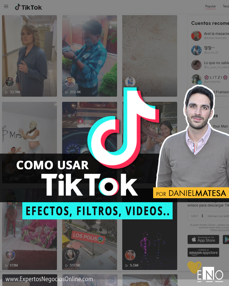 como funciona TikTok - como usar transiciones efectos y videos