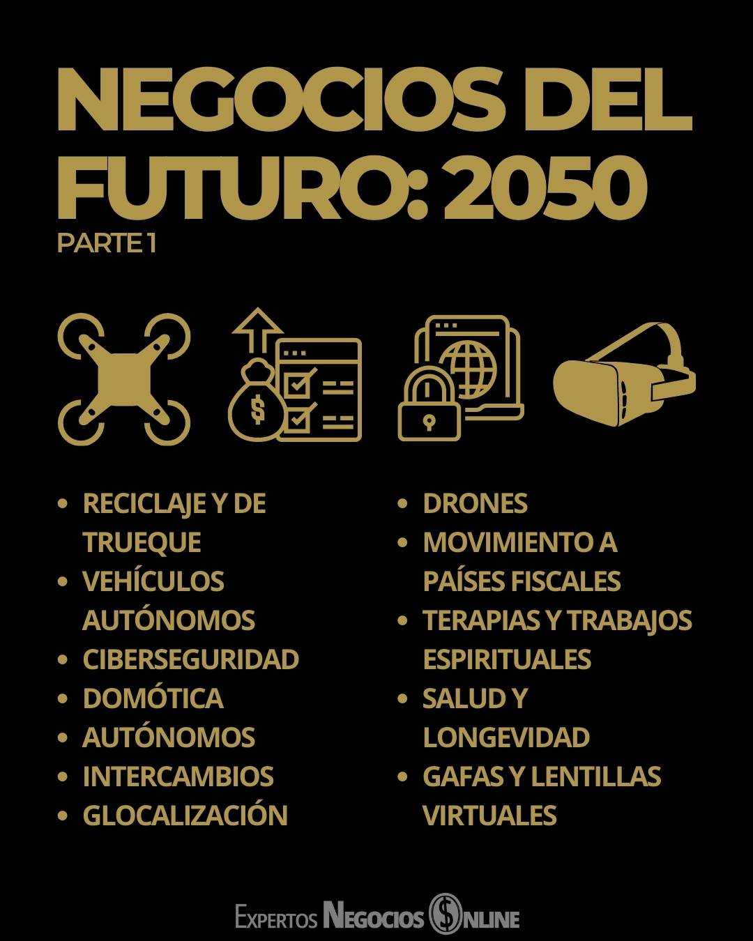 ¿Cuales son los NEGOCIOS del futuro 2023, 2025, 2030, 2050?
