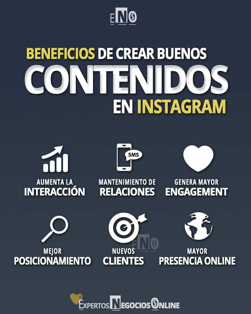 beneficios de crear buenos contenidos en Instagram