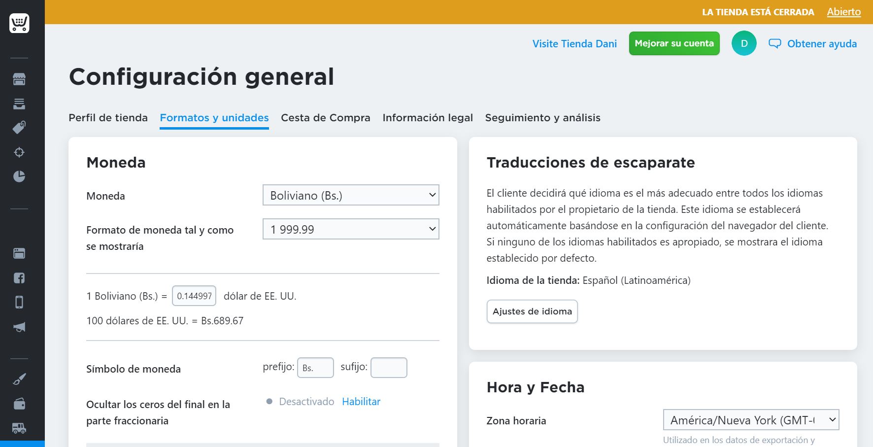 Configurar tienda Ecwid paso 3