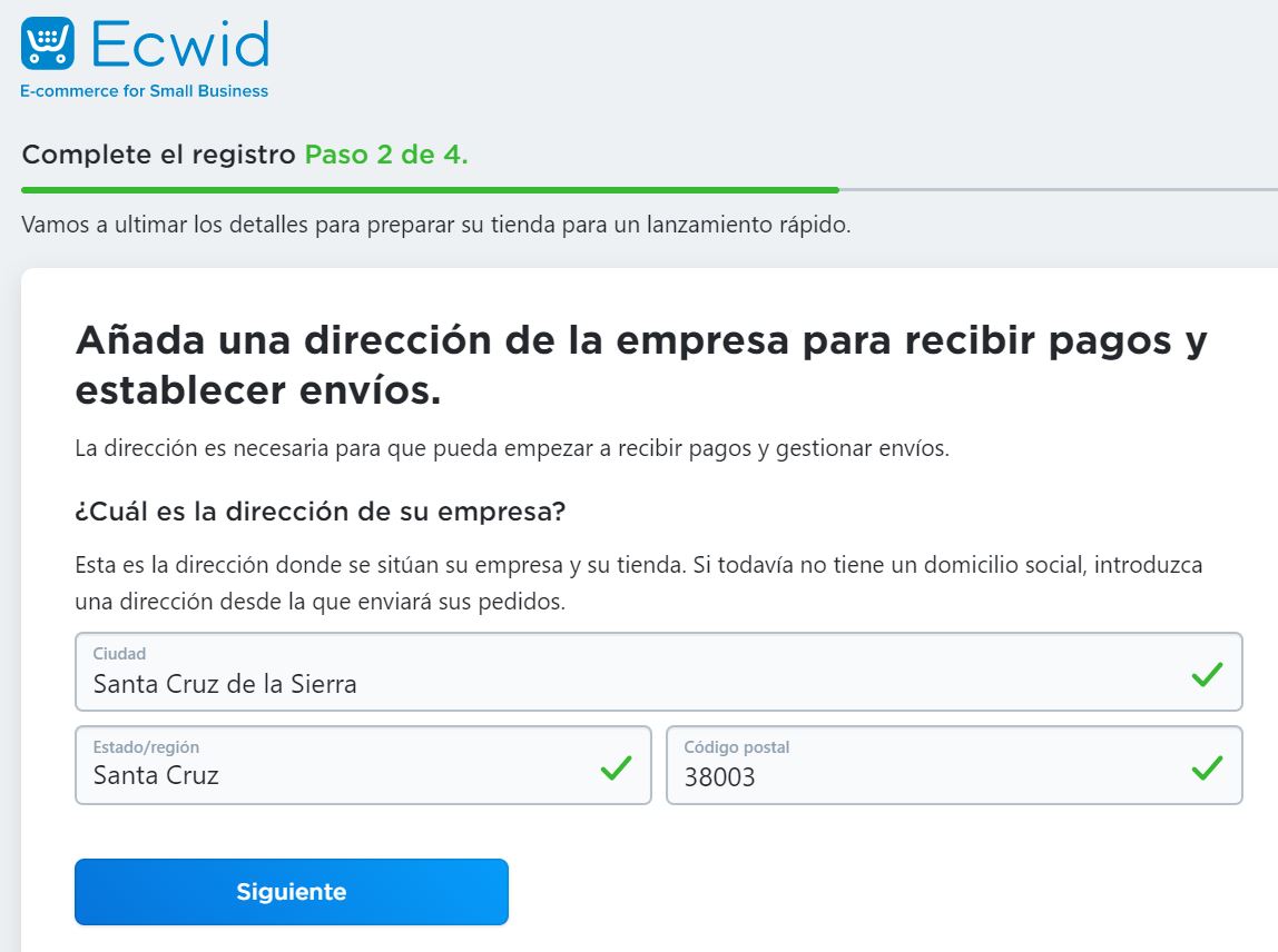 crear tienda Ecwid paso 3