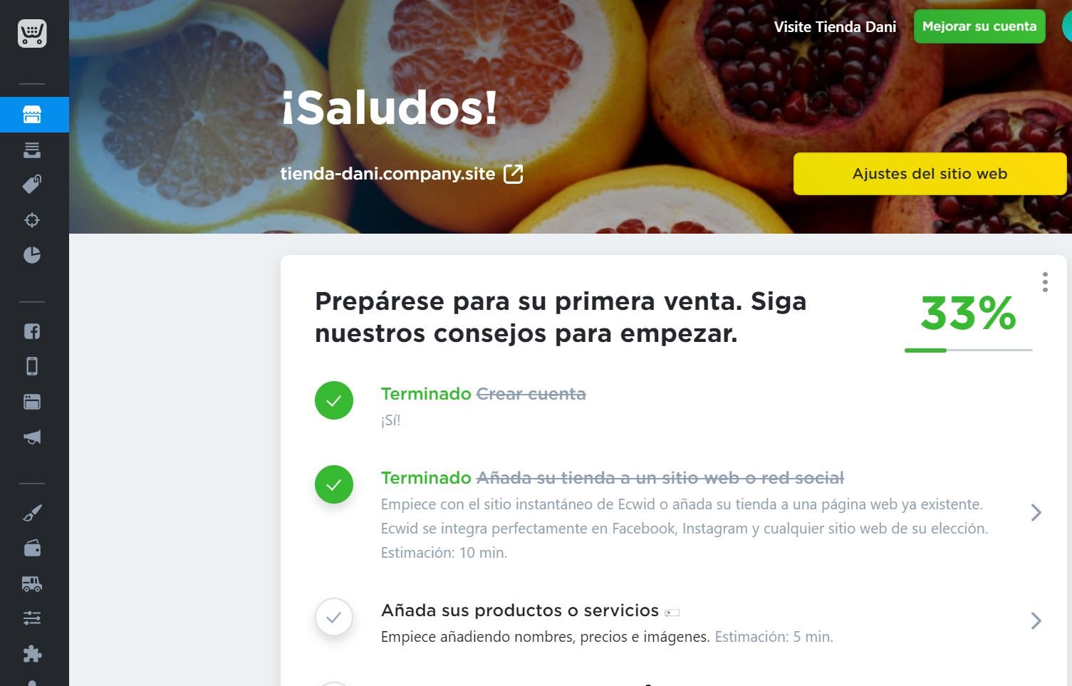 crear tienda Ecwid paso 7