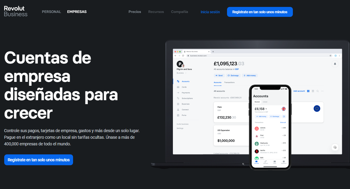 Ventajas Revolut empresas