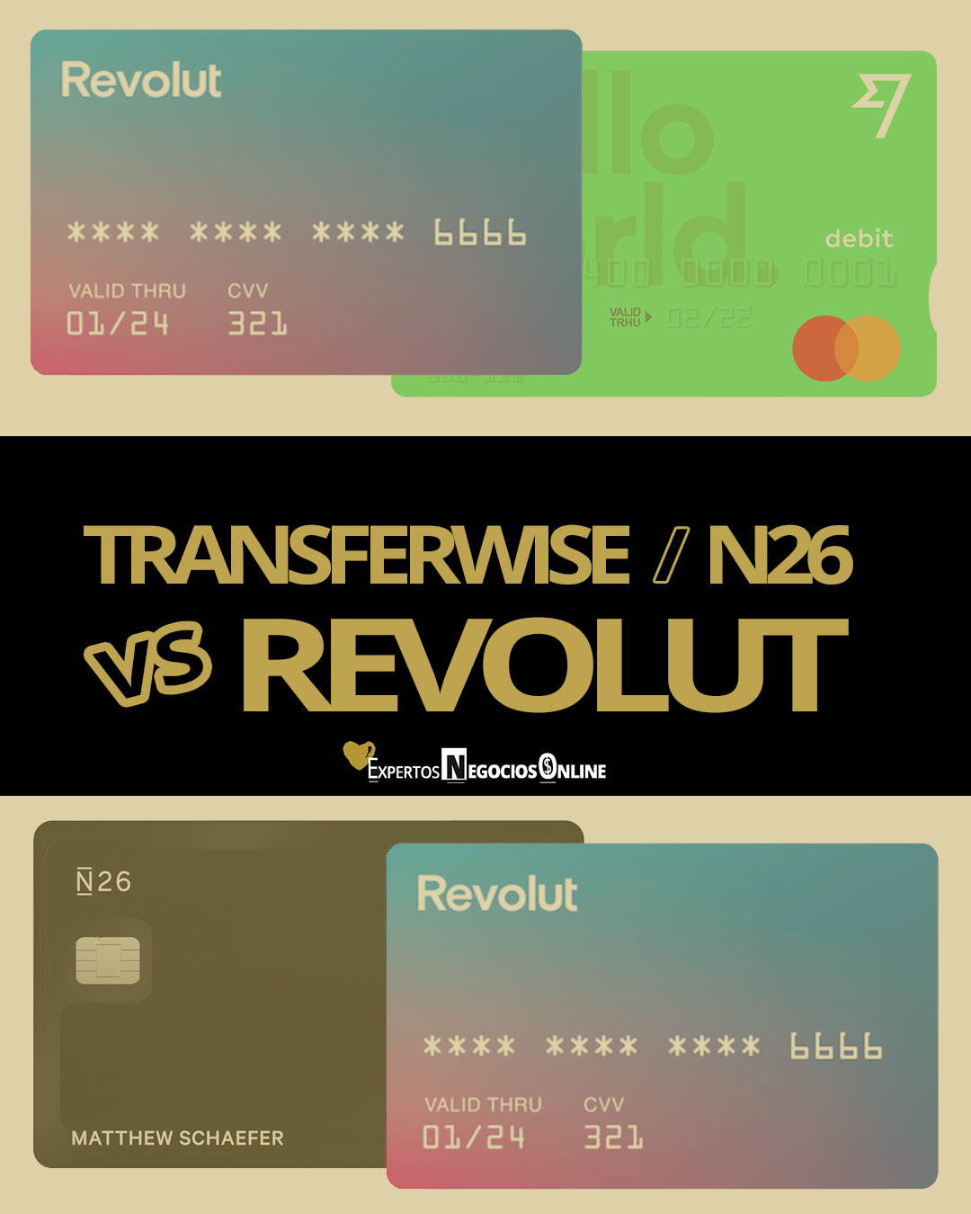 Wiseempresas VS Revolut Business VS N26