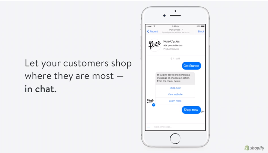 Cómo vender por Messenger Business - Con tu Ecommerce de Shopify