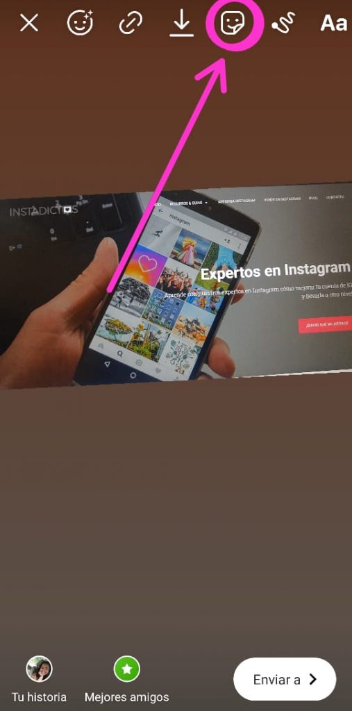 Cómo usar los stickers en Instagram