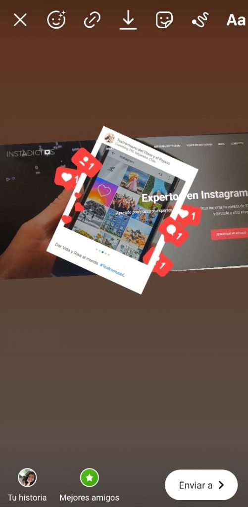 Gifs animados para Instagram