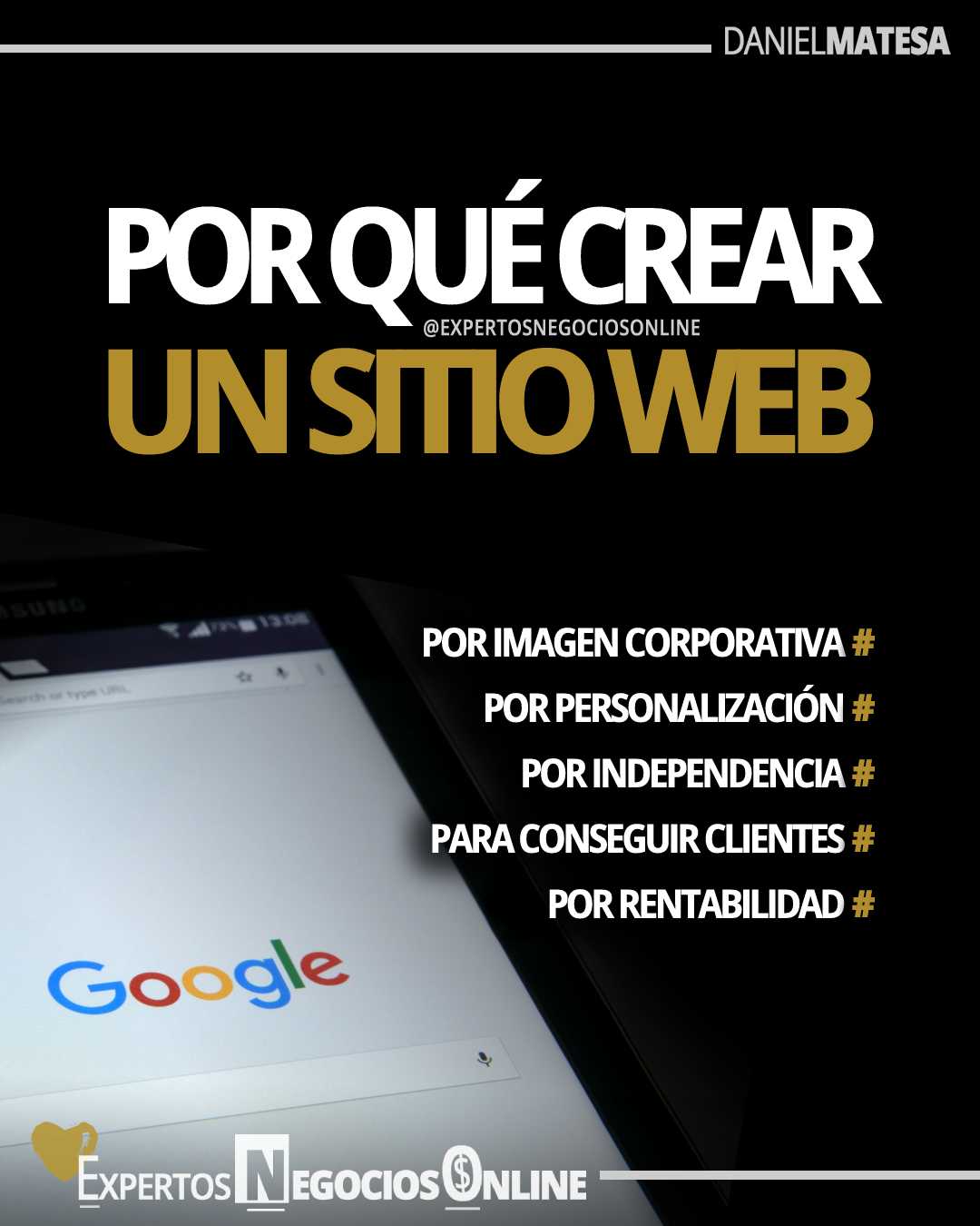 por qué crear una página Web