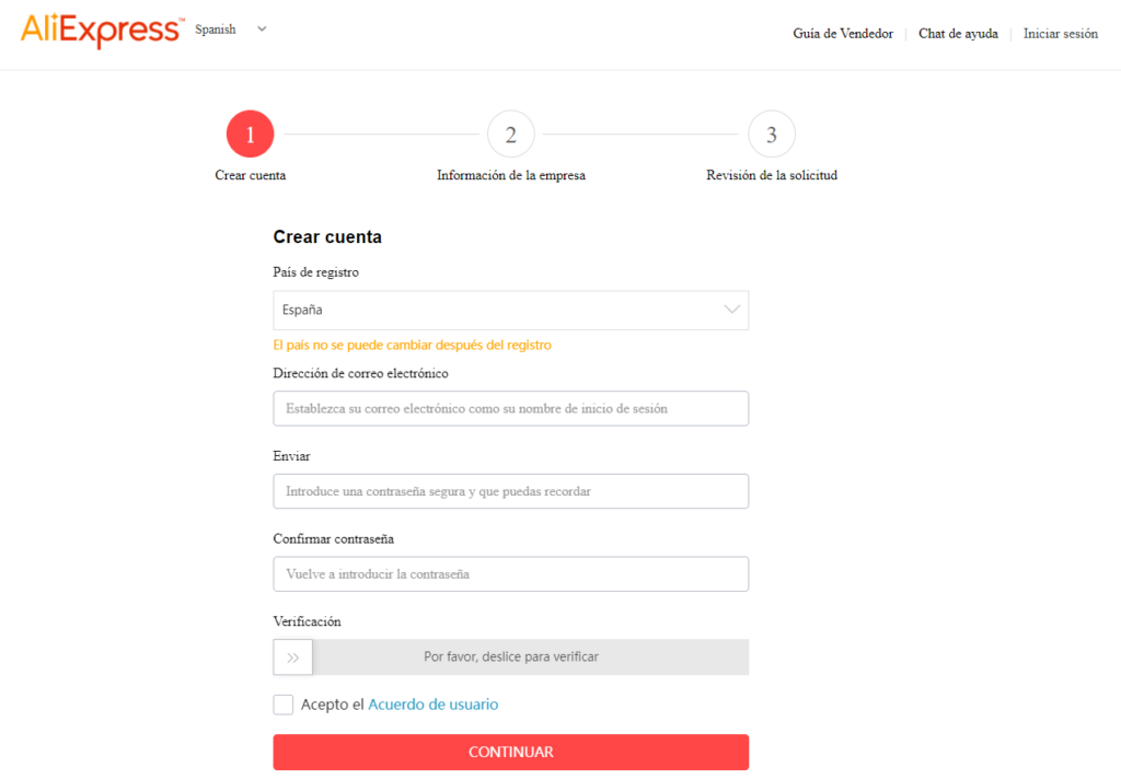 Cómo vender en Aliexpress