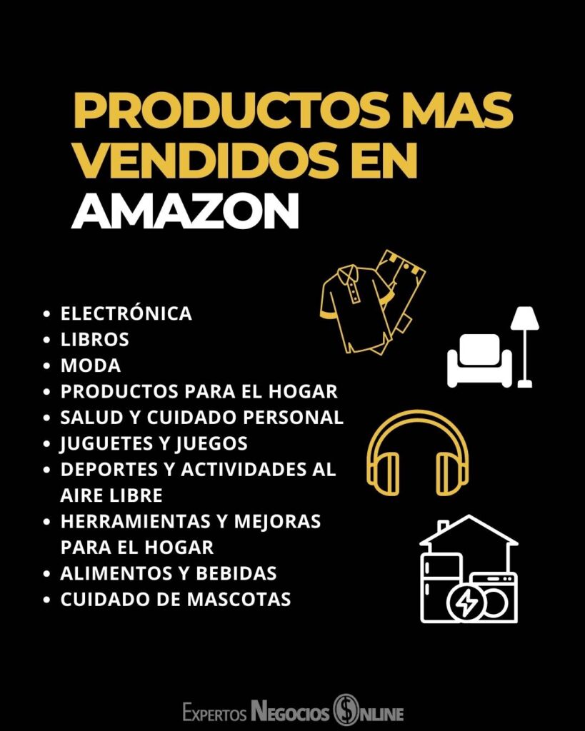 productos más vendidos en amazon