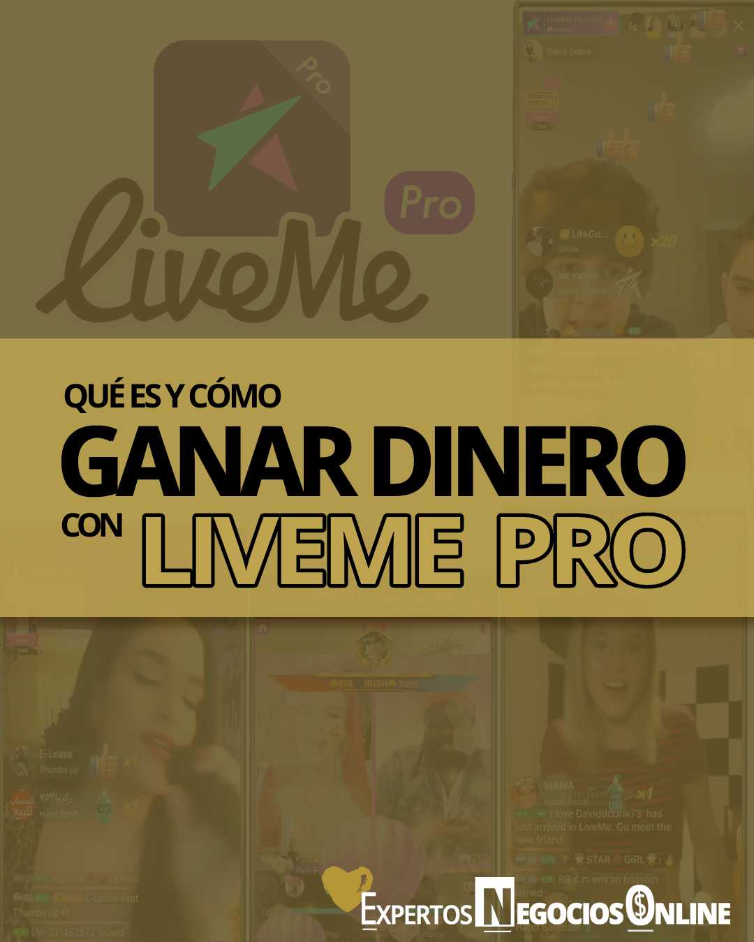 Qué es LiveMe Pro y cómo ganar dinero con streaming