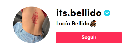 Lucia Bellido TikTok
