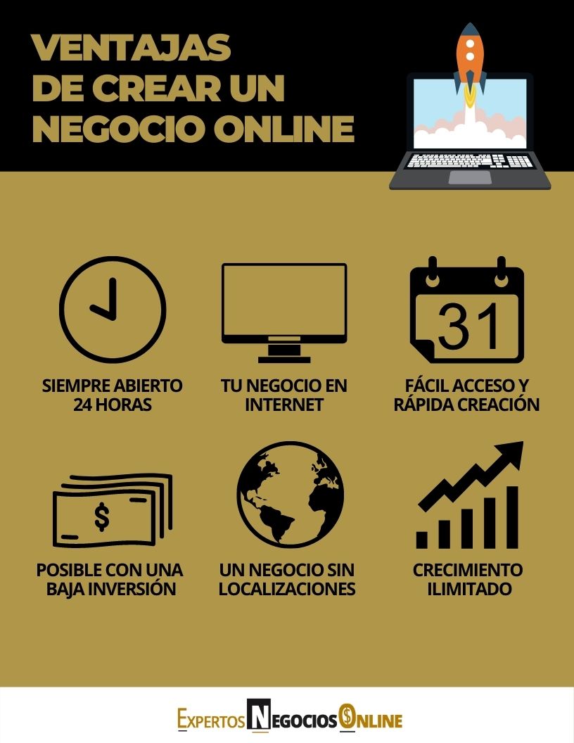 cómo crear un negocio online - ventajas de las ideas de negocios online