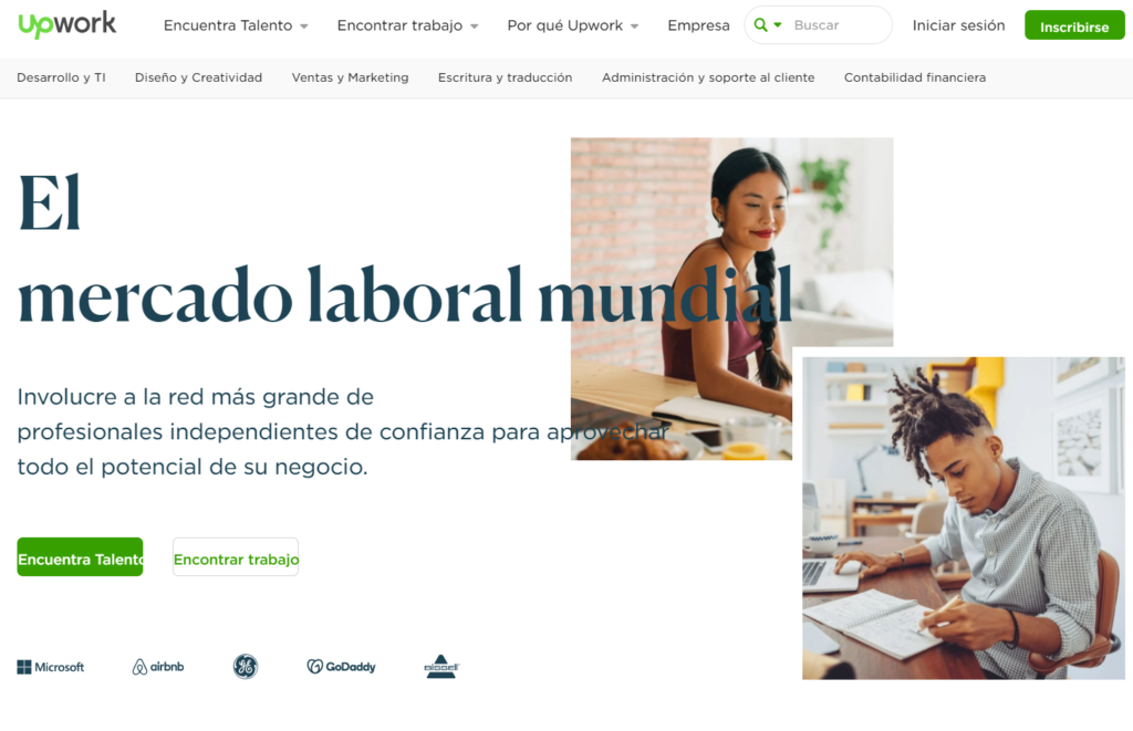 upwork - donde puedo conseguir teletrabajo