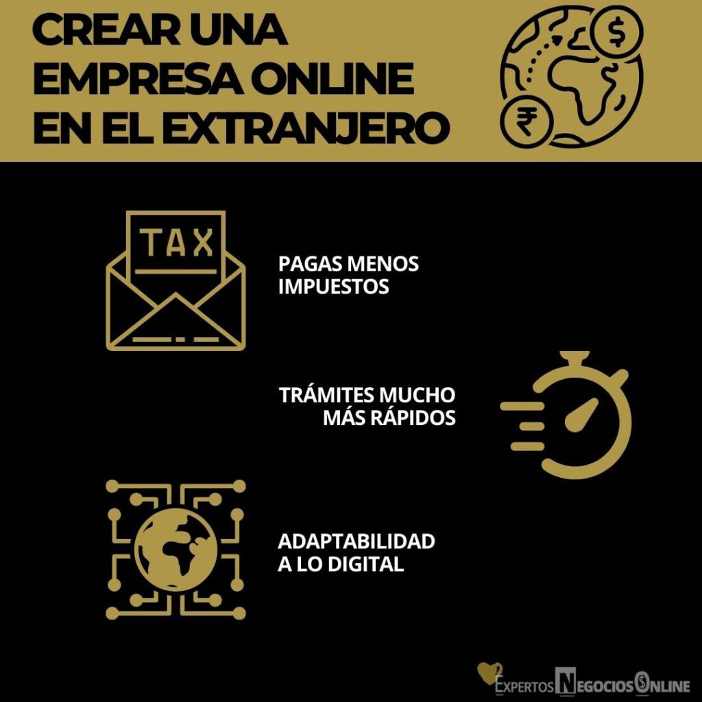 Crear empresa online en el extranjero