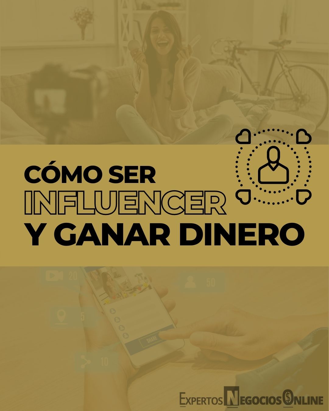 ser influencer y ganar dinero