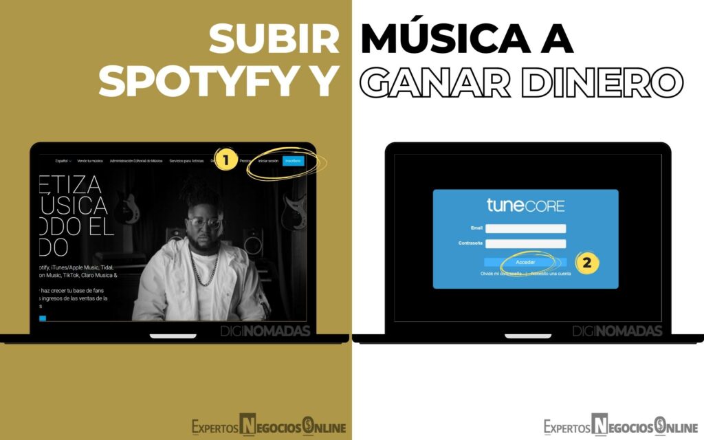 SUBIR MÚSICA A SPOTIFY