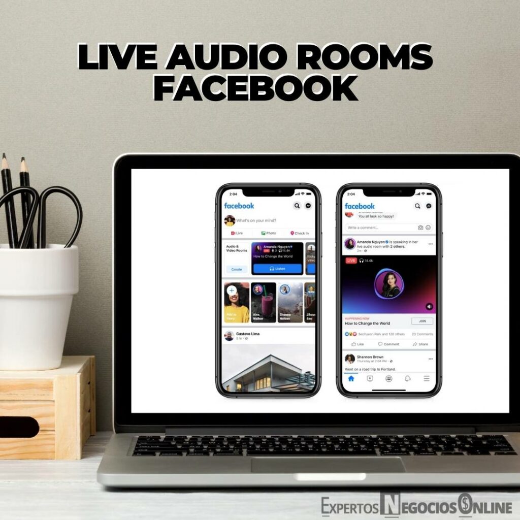 Live Audio Rooms redes sociales de audio