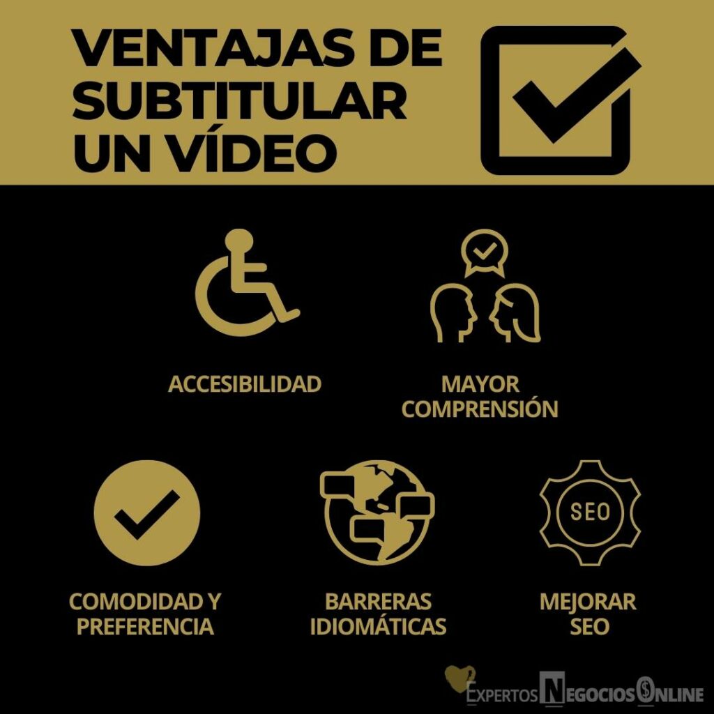 VENTAJAS DE SUBTITULAR UN VÍDEO