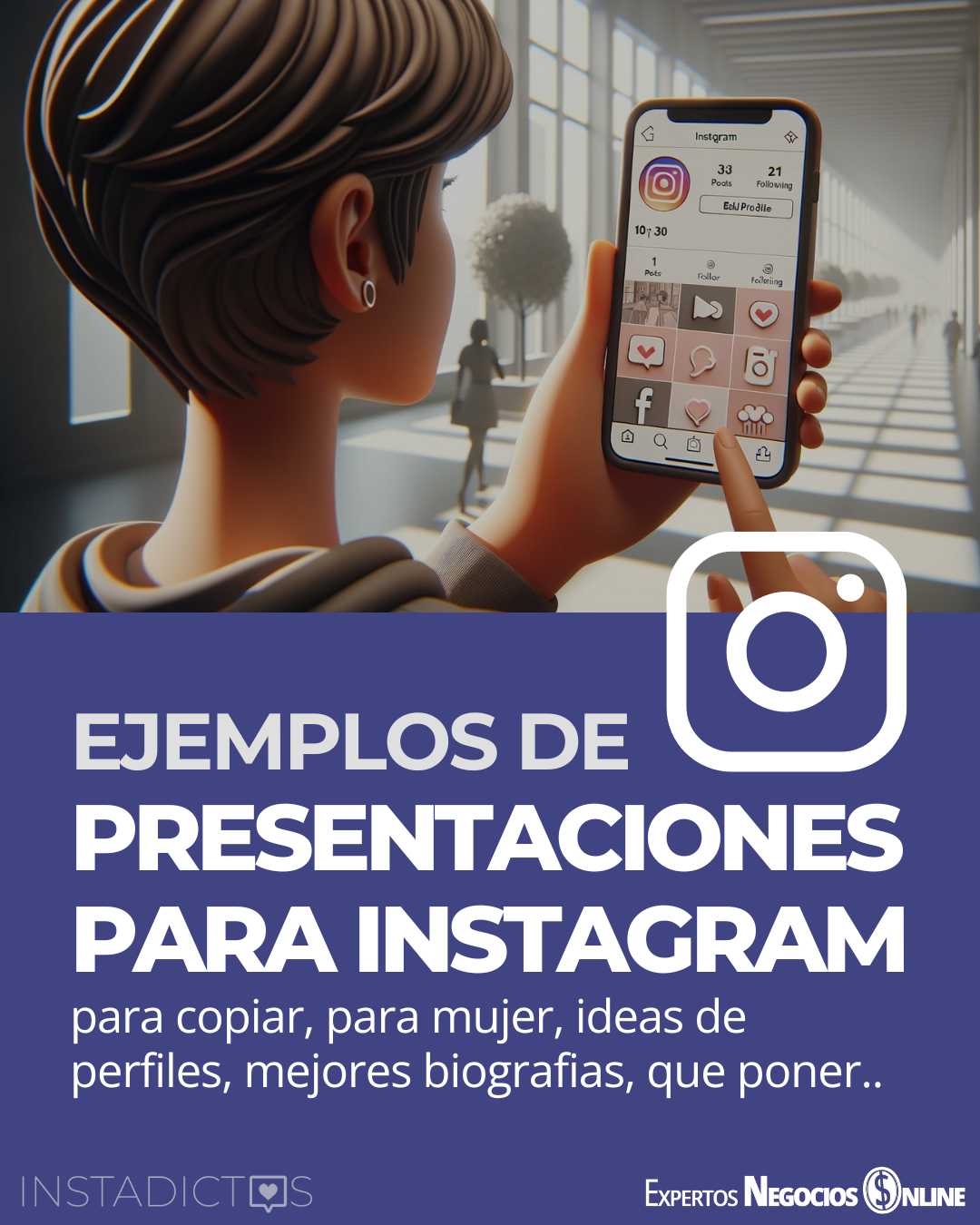 Biografía en Instagram | Ejemplos presentaciones perfil Instagram