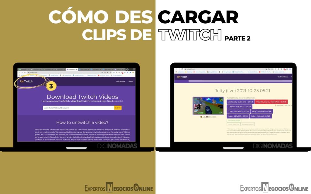 como descargar directos de twitch