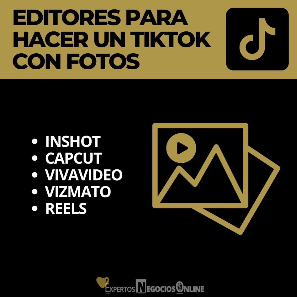 editores para hacer un video de tiktok con fotos