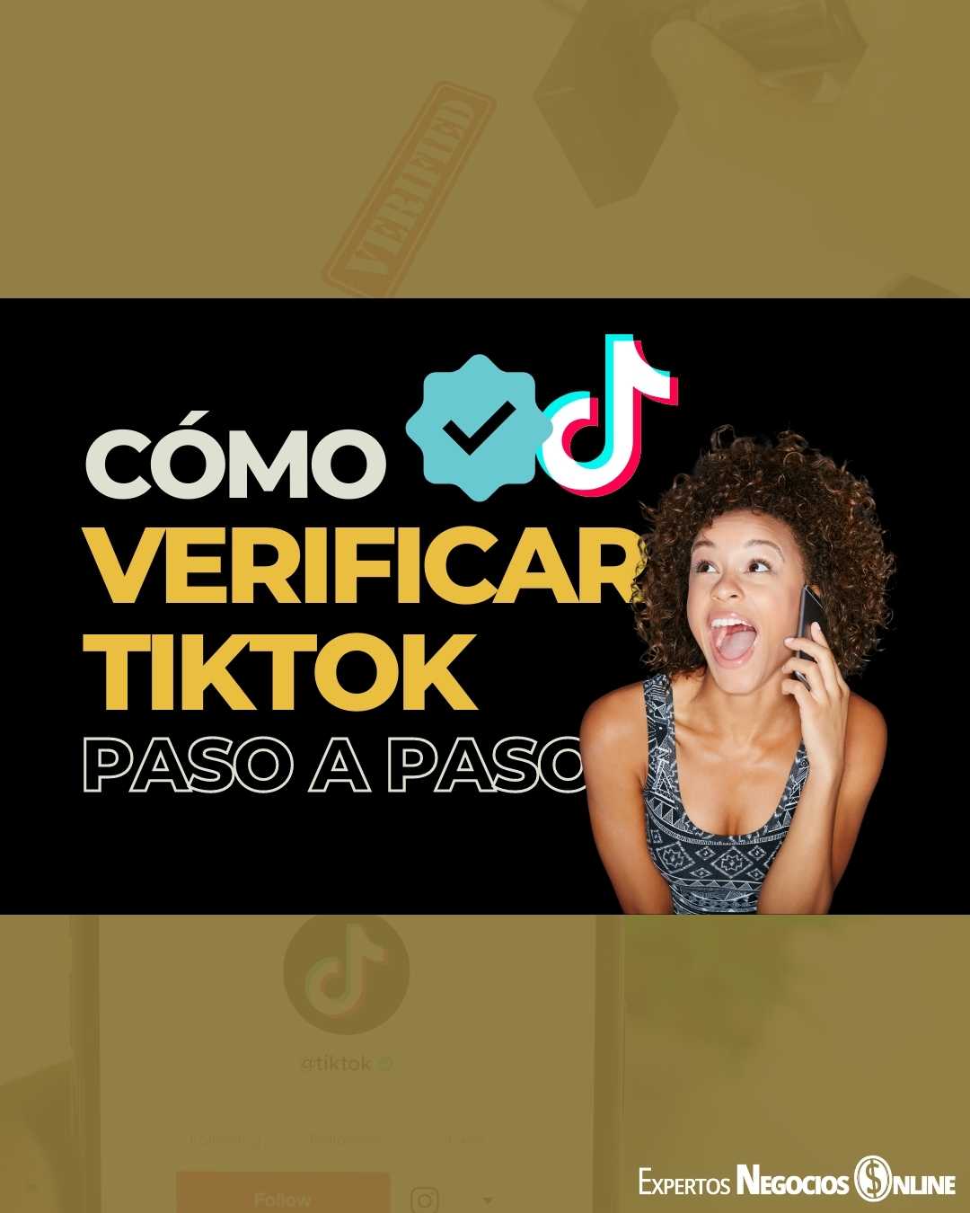 cómo verificar mi cuenta de TikTok