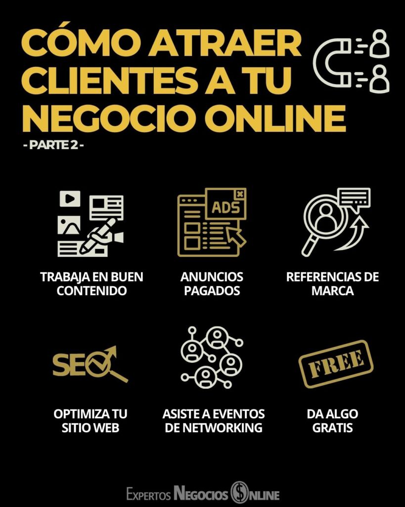 como conseguir clientes para mi negocio