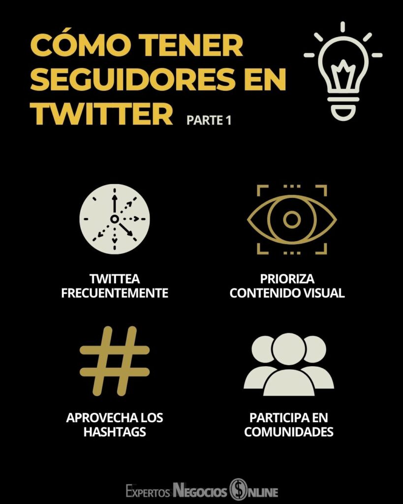 CÓMO TENER SEGUIDORES EN TWITTER