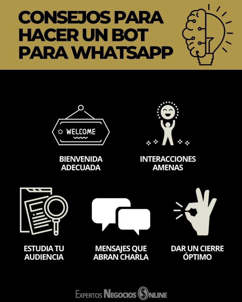 Consejos para hacer un bot para WhatsApp