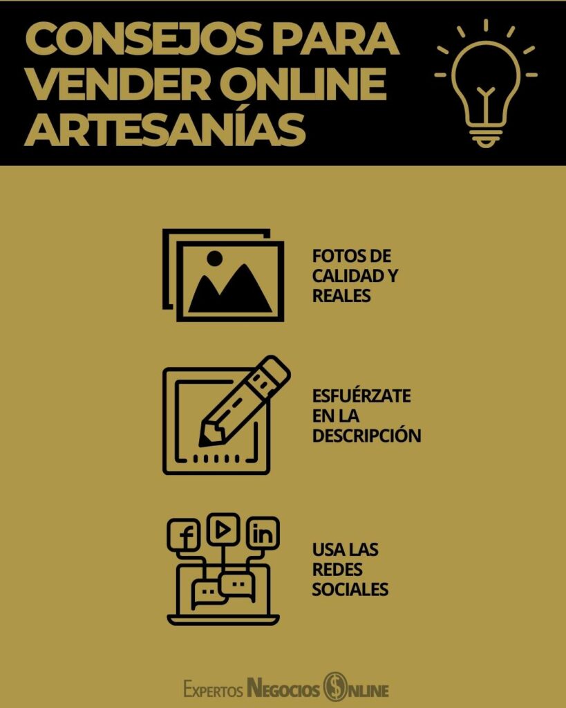 consejos para vender artesanías online