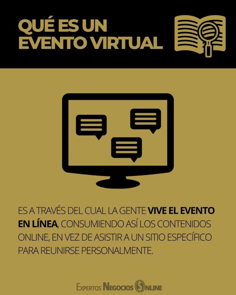 Qué es un evento virtual