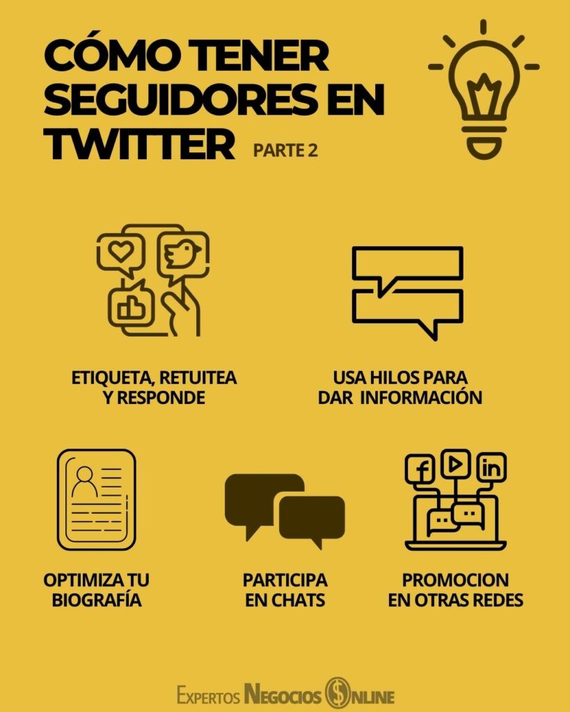 como aumentar seguidores en twitter